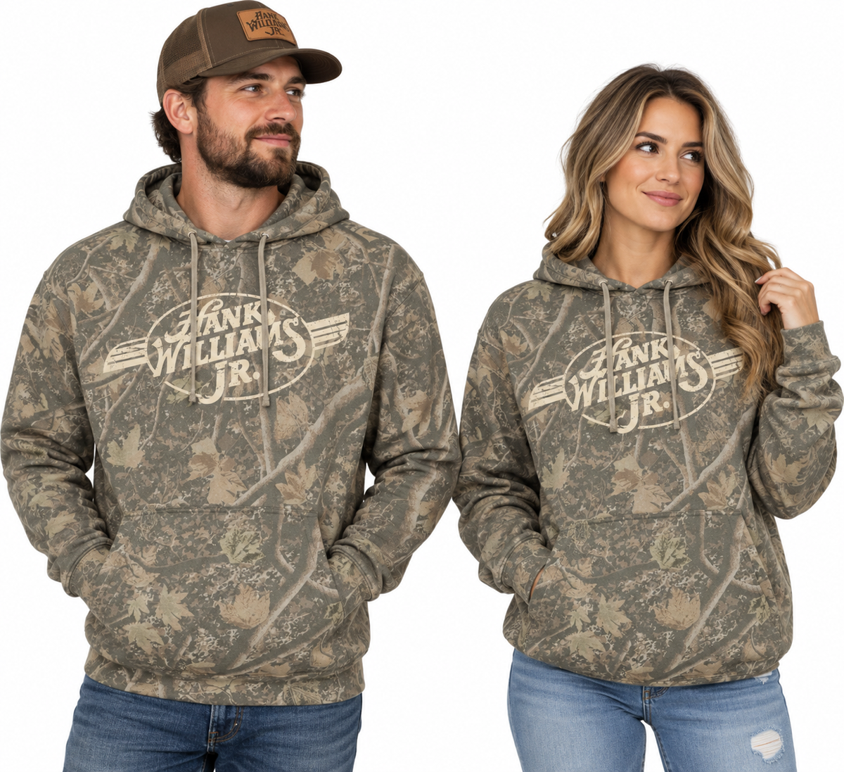 Hank Williams Jr. Deadwood Camo Hoodie