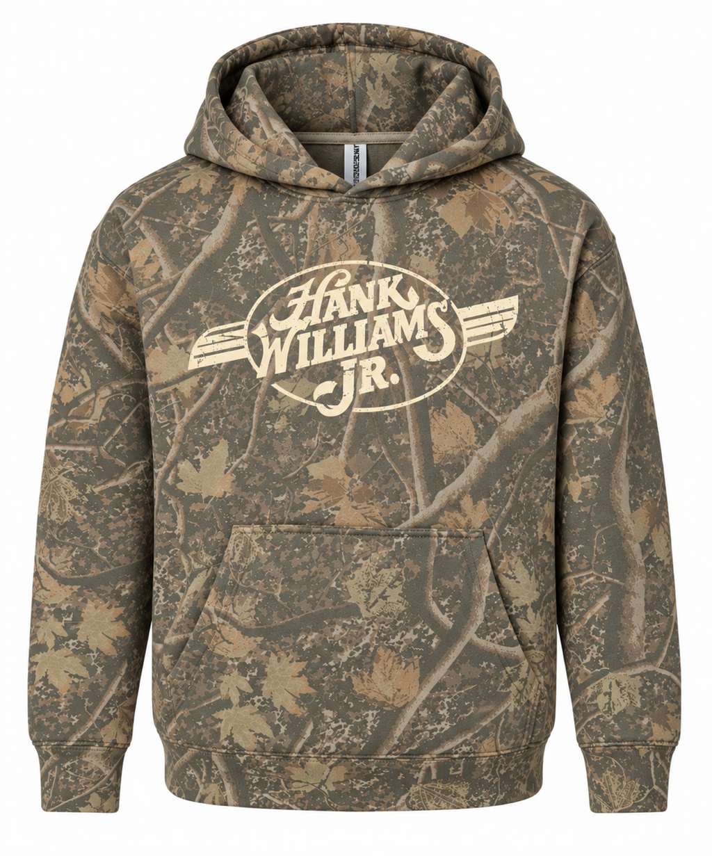 Hank Williams Jr. Youth Deadwood Camo Hoodie