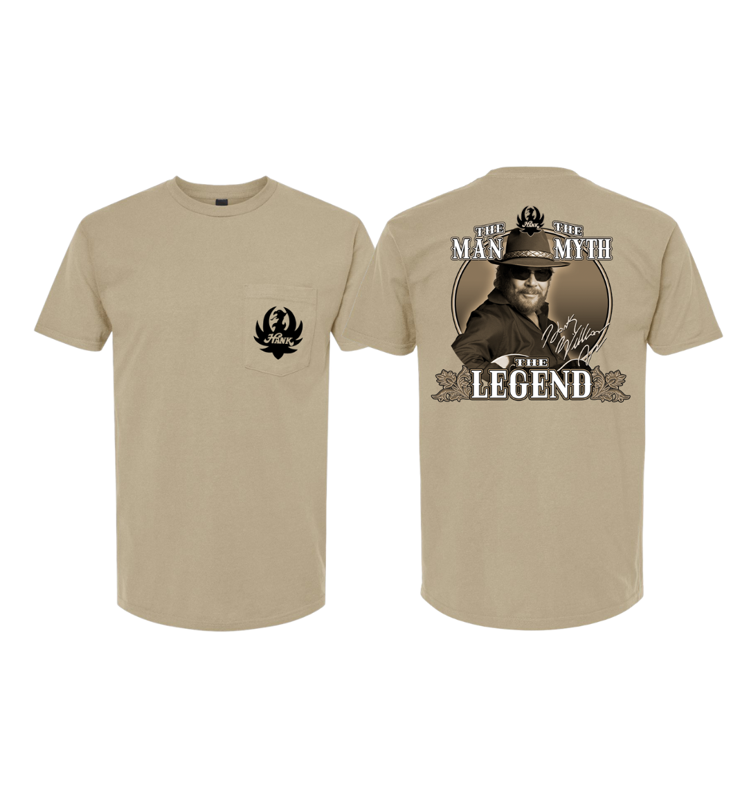 Man Myth Legend Adult Pocket T-Shirt