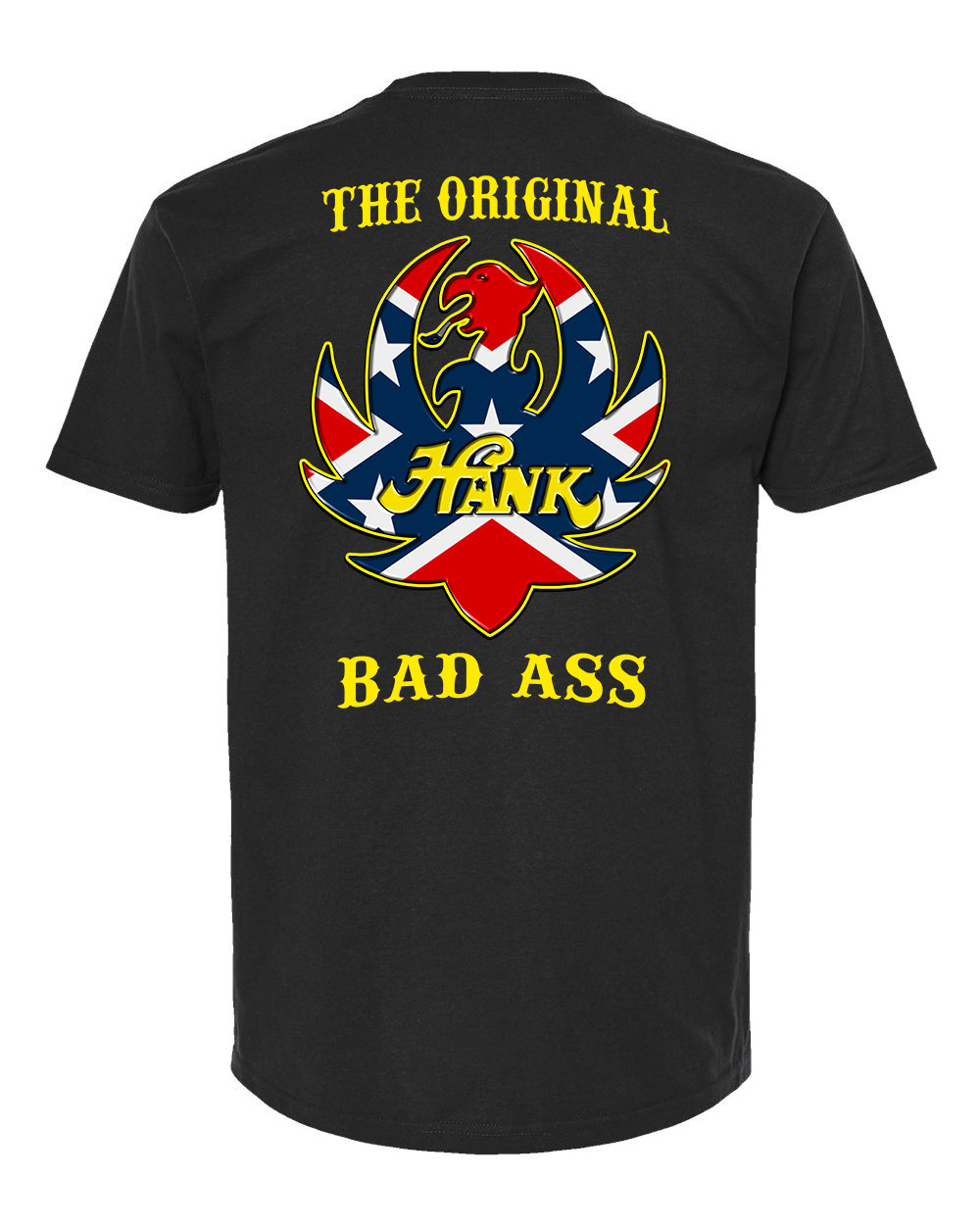 The Original Badass Dixie Flag Adult Pocket T-Shirt